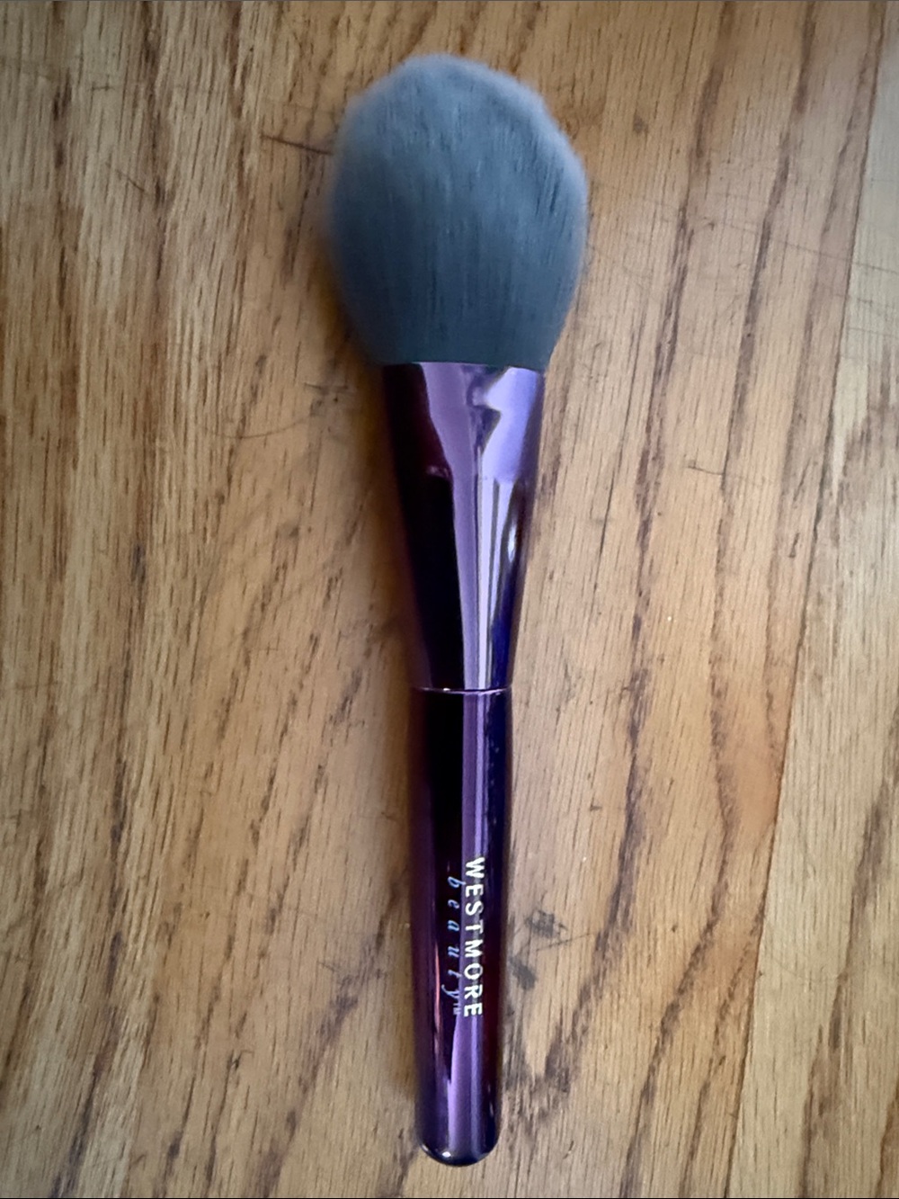 Westmore Purple Powder Brush with Gray Bristles - Soft Face Brush